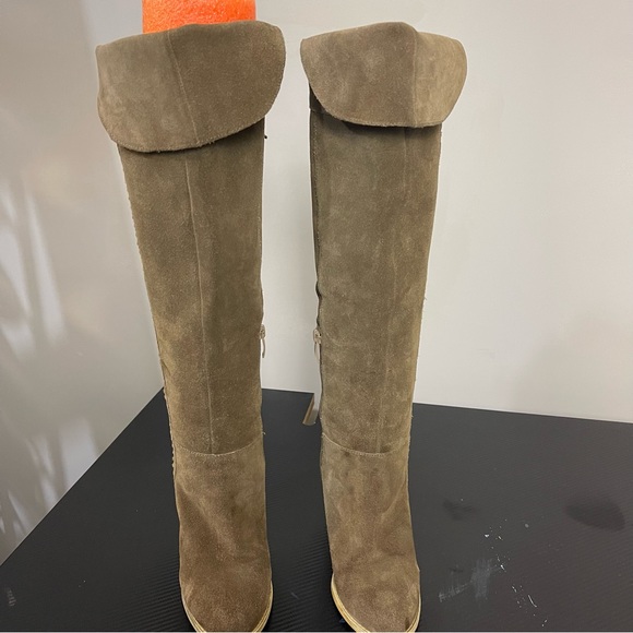 Sbicca Gusto Tan Suede Tall Boots Size 6 - Picture 6 of 16